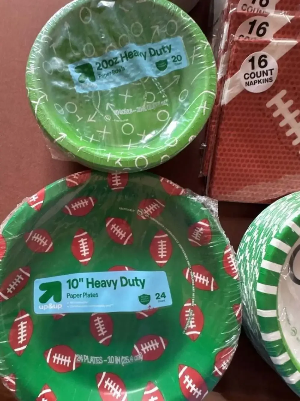 #430 Football Game Day Party Supplies Bundle